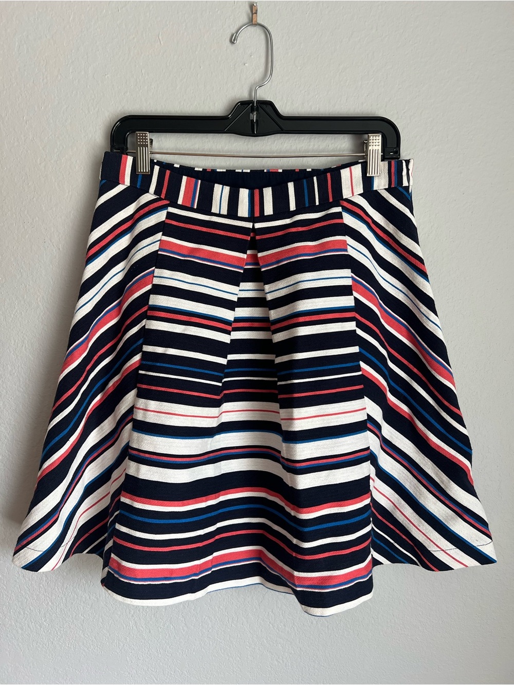 Maeve Striped A-line Skirt, M